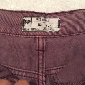 Free People Shorts - Free People Button Fly Dusty Purple Shorts 27 Free People Shorts - Free People Button Fly Dusty Purple Shorts 27